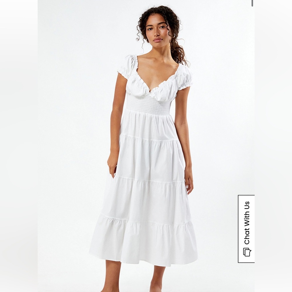 WeWoreWhat White Smocked Dress